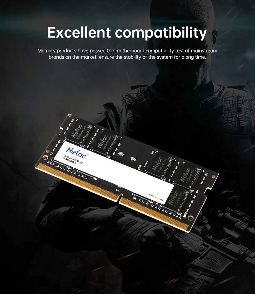 Netac DDR4 16GB SO-DIMM メモリー Memória Ram Netac 16gb Ddr43200 Sodimm C22