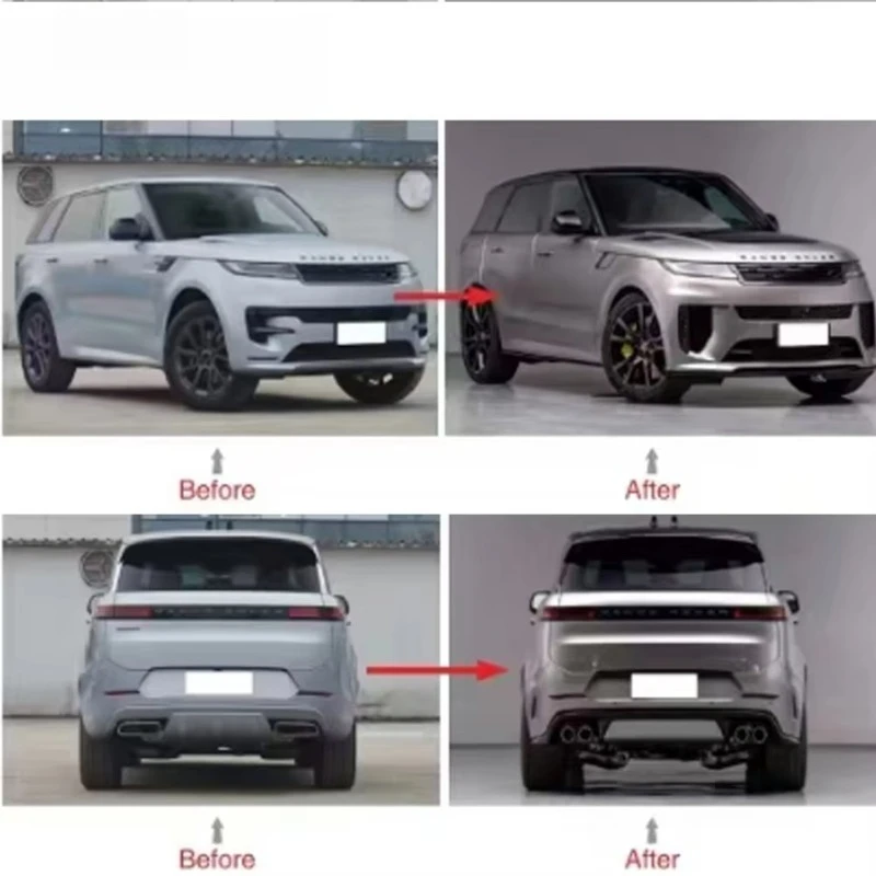 PP Full Set Bodykit RR Sport to SV Style New Facelift Kit Upgrade Bodykit Front Bumper Rear Bumper Grille RR SV Body Set