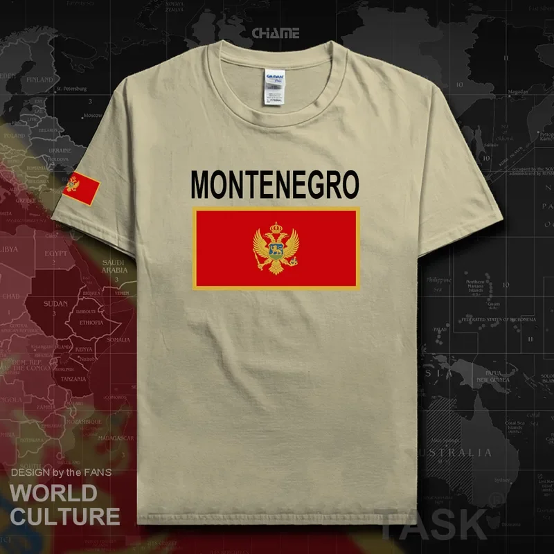 

Мужская футболка Montenegro Crna Gora Aduynn MNE 2018, трикотаж в стиле хип-хоп, национальная хлопковая футболка, брендовая одежда для фитнеса, футболки, новинка 02
