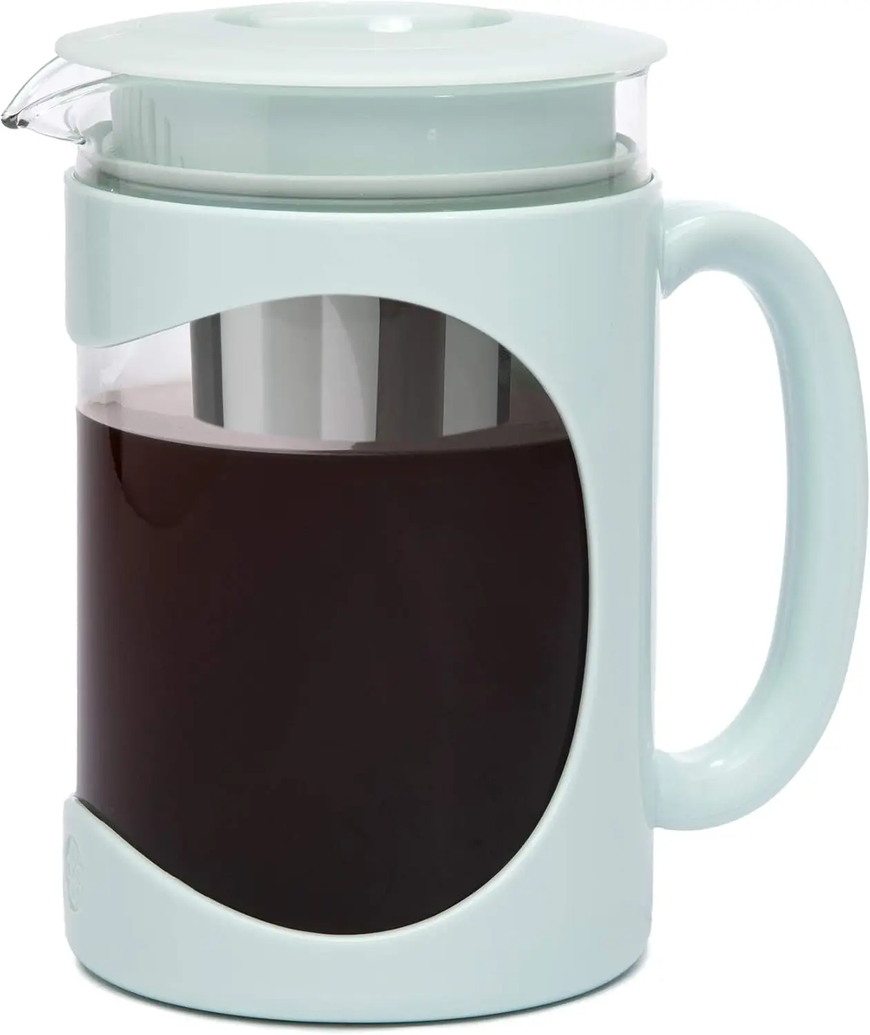 

Burke Cold Brew Iced Coffee Maker, Comfort Handle, Durable Glass Carafe, Removable Mesh Filter, Perfect 6 Cup Size, Dishwasher