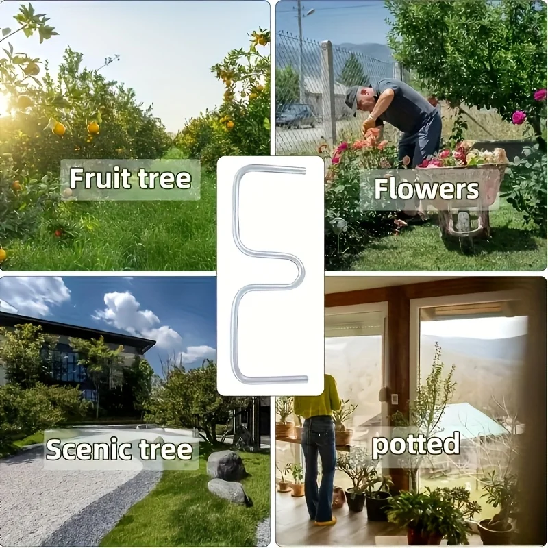 50/100Pcs Tree Branch Benders, Reusable Fruit Limb Spreader, Manual Shaping Fixing Tool for Orchard Gardening, No Power Required