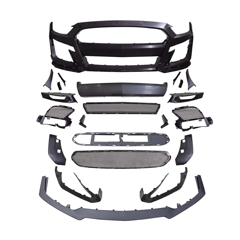 

Suitable for 15-23 Ford Mustang modified GT500Mustang GT500 front bar cover side skirt rear spoiler