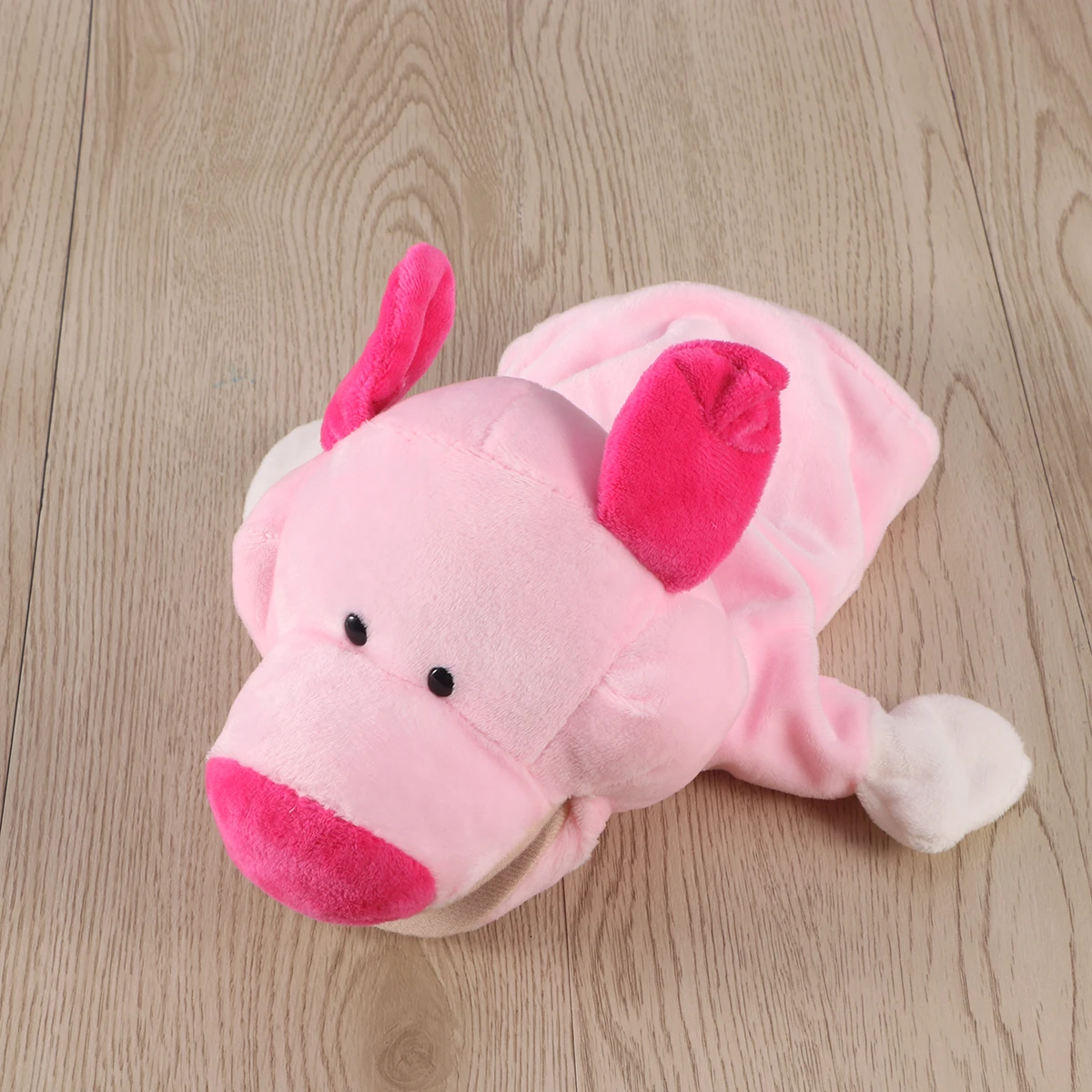 หุ่นมือหมูน่ารัก ของเล่นสัตว์นุ่มๆ สำหรับเด็ก เสริมสร้างพัฒนาการ สร้างปฏิสัมพันธ์ระหว่างพ่อแม่ลูก หุ่นการ์ตูนสุดน่ารัก