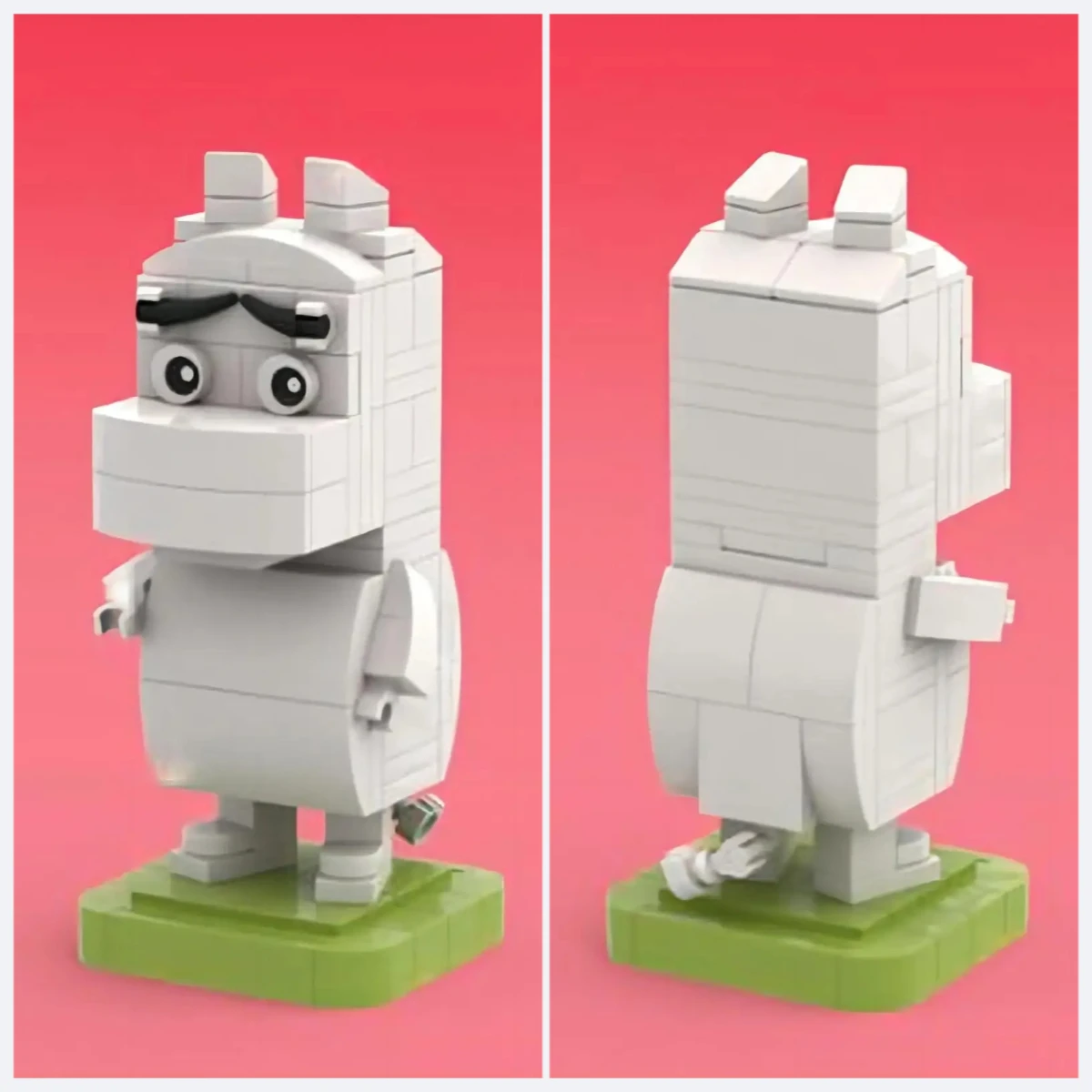 

Creative Animated Series Lulumi Home Action Figure Building Blocks MOC Muminggu Mini Doll Model DIY Children's Toy Birthday Gift