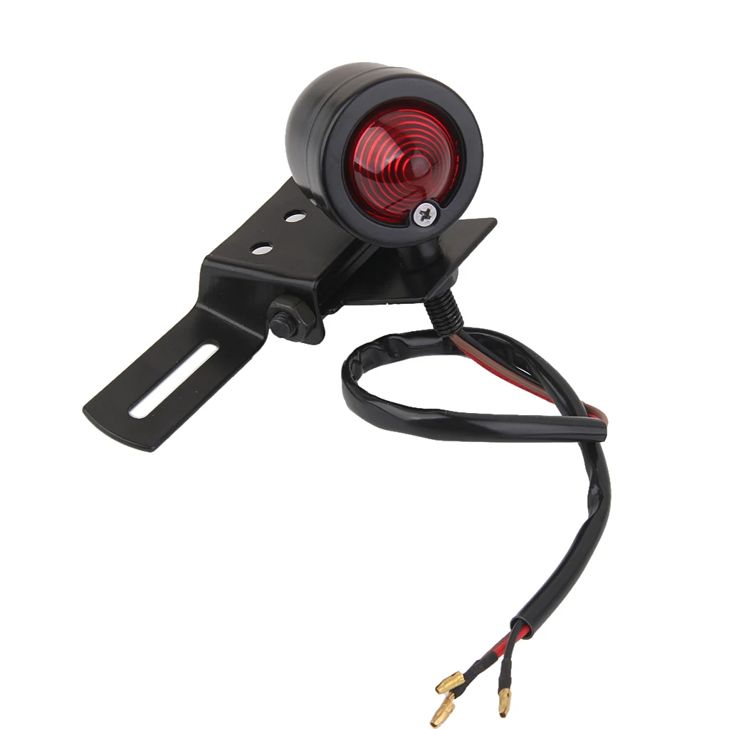 Motorcycle Brake Tail License Plate Light Lamp Bulb 12 for Bobber Chopper image 3