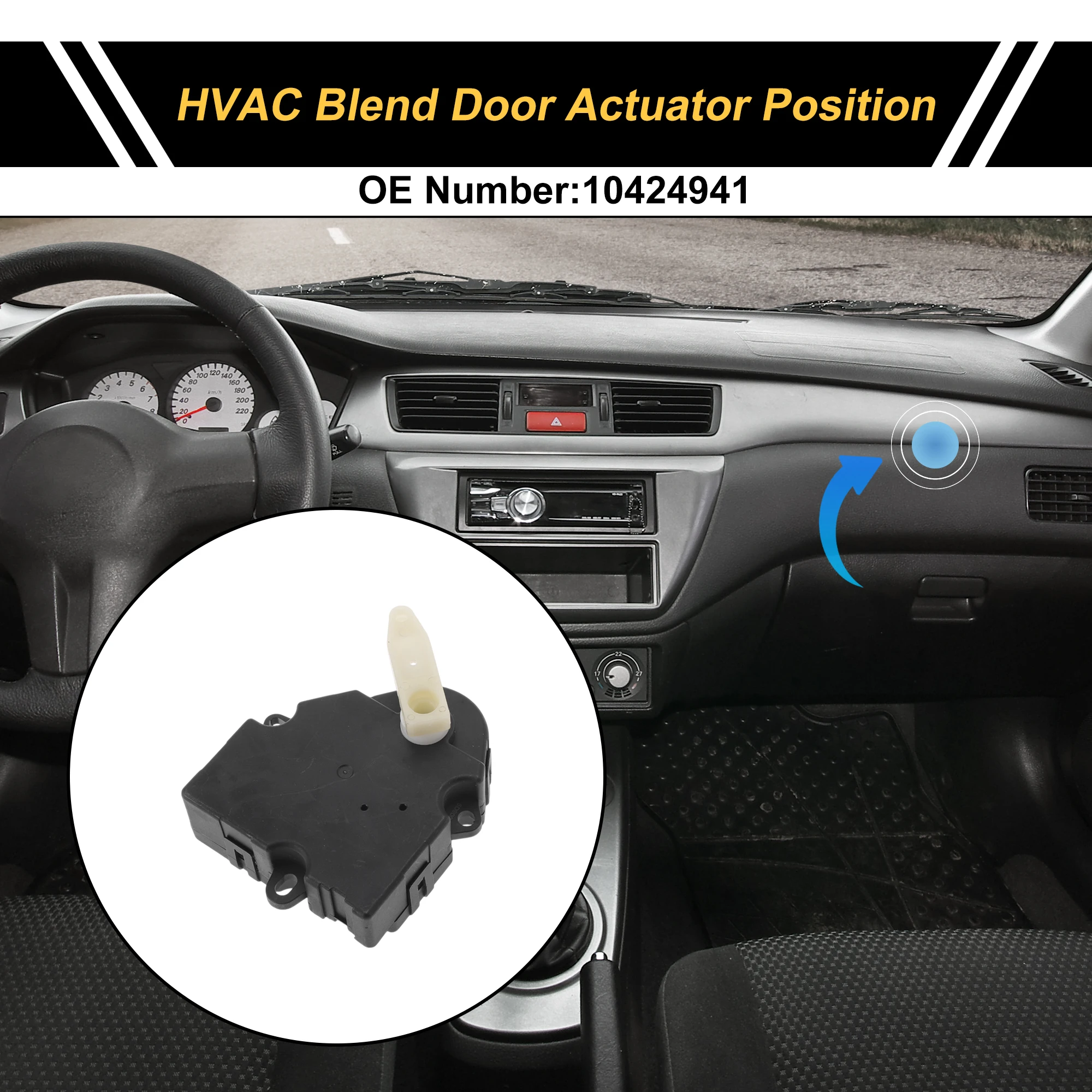 

UXCELL HVAC Heater Blend Door Actuator for Buick Rendezvous 2002-2007 No.10424941