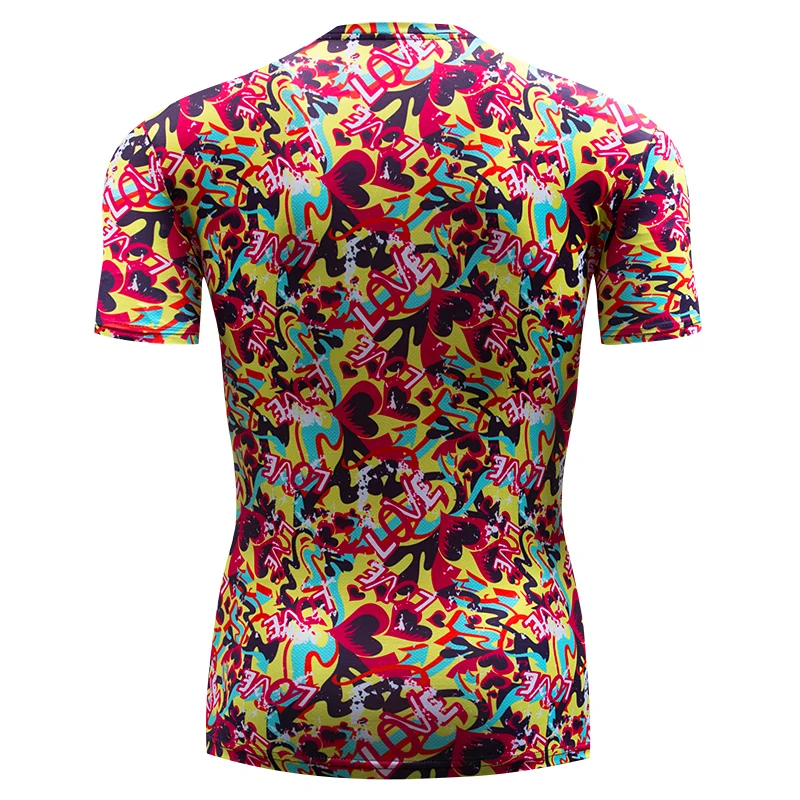 2022 Summer New Men's T-Shirt 3D Pattern Printing Casual Short Sleeve Outdoor Sportswear Stretch Fashion O Neck Loose T-Shirt