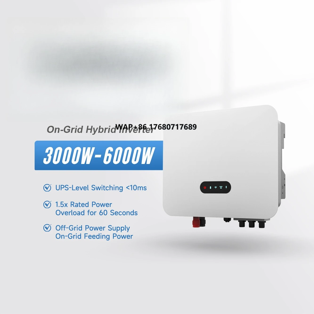 

Epever Wholesale IP65 Single-Phase Residential Hybrid Inverter 3KW 3.6KW 4KW 4.6KW 5KW 6KW Parallel on Grid Solar Inverters