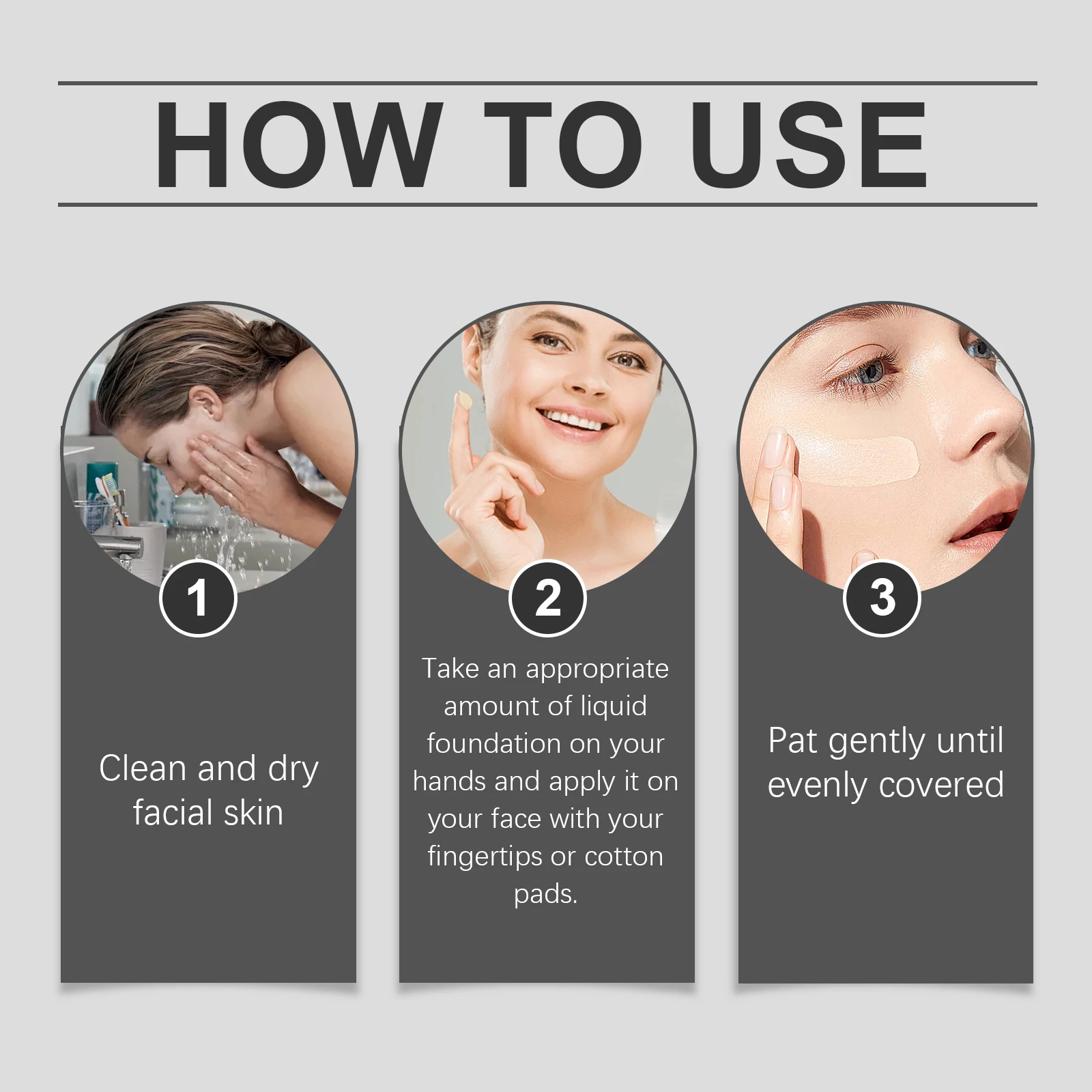 ファンデーション多機能軽量ブライトニングモイスチャライザーベースフェイスメイクアップマジックカラーチェンジングファンデーションコンシーラーファームスキン