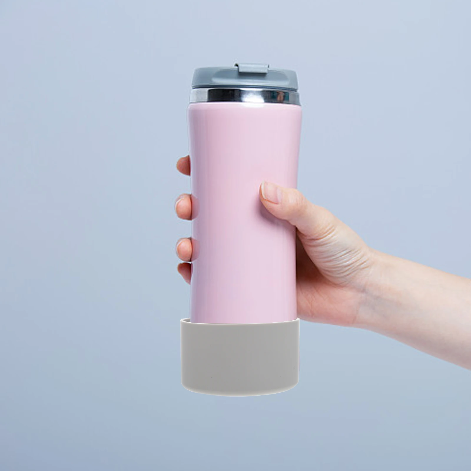 

3 Pcs Spray Bottle Set Heat Insulated Silicone Tumbler Cover Durable Non Slip Glass Cup Sleeve Safe Material Fine Texture
