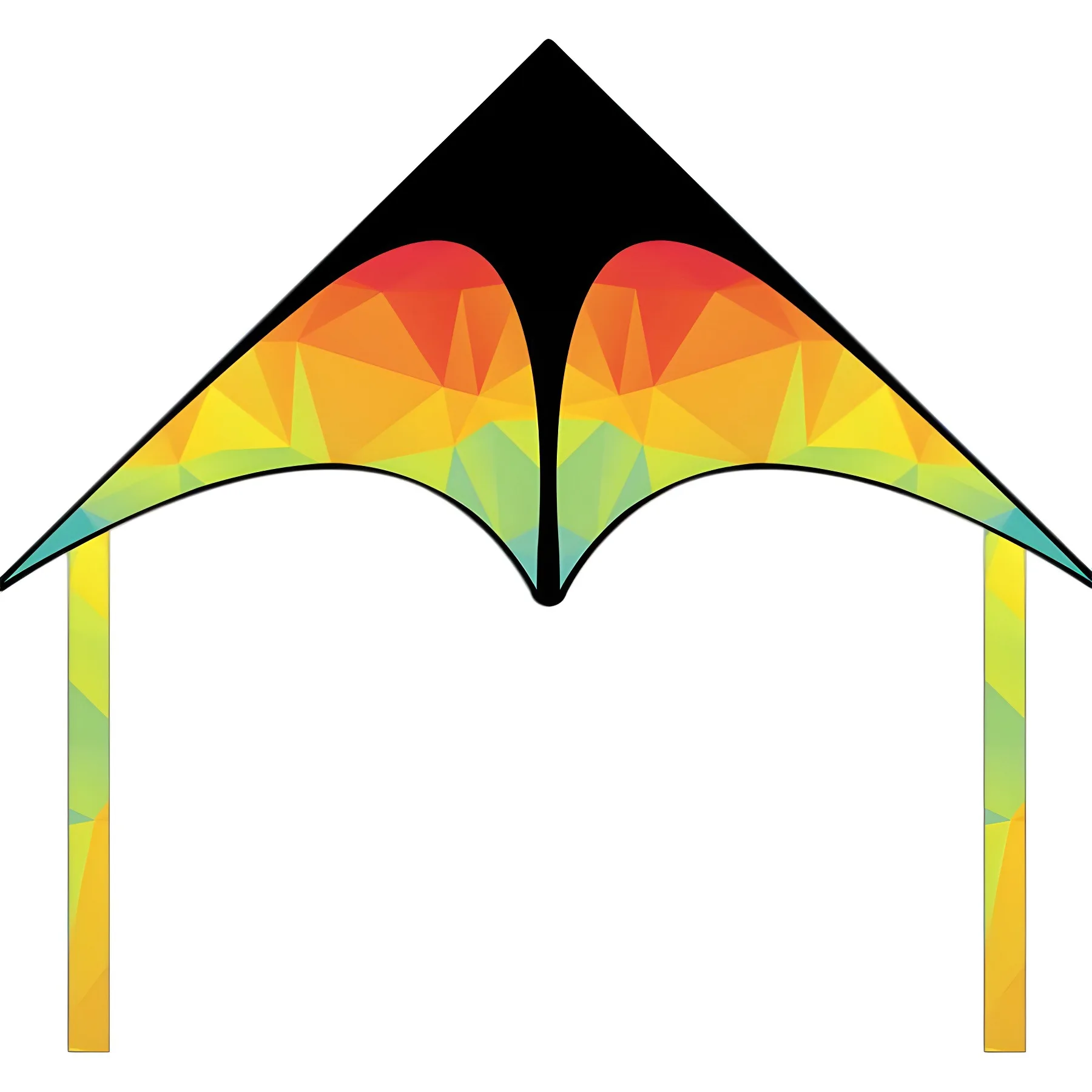 Nieuw Prairie Kite Vouwmodel Draagbaar 125x65cm met 50m lijn Kinderverjaardagscadeau