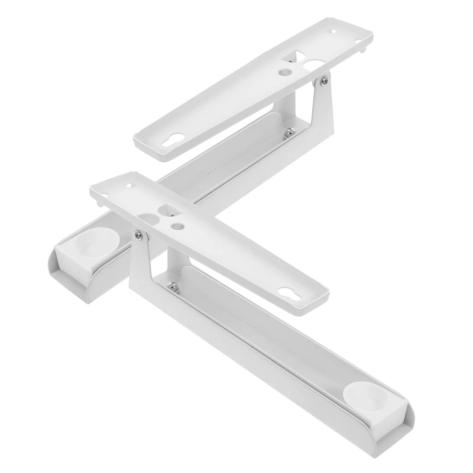 

2Pcs Kitchen Shelf Stainless Steel Folding Wall Mount for Microwave Oven Rack Storage Heavy Duty Space Saving Bracket Support