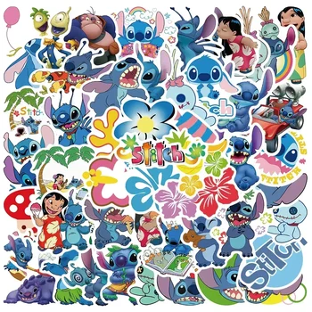 Leuke Disney Cartoon Stickers Lilo & Stitch Mickey Graffiti Decals voor DIY Dagboek Laptop Bagage Skateboard Decals Leuk Klassiek Speelgoed