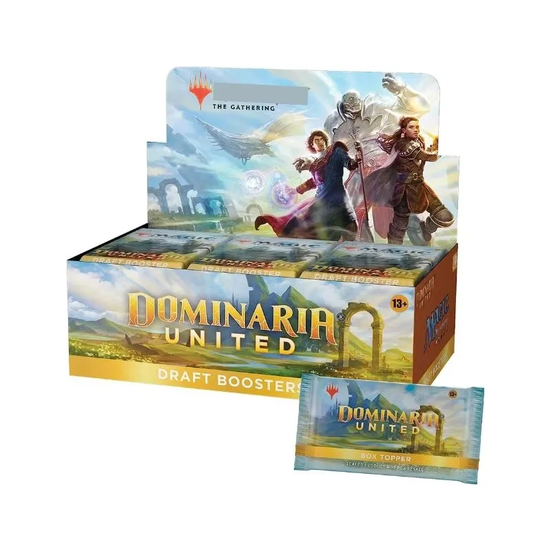 Оптовая продажа оригинальной коробки Party Dominic Club United Draft Booster Box |   36 упаковок + коробка цилиндрических карт (541 игральных карт) Бустерная коробка