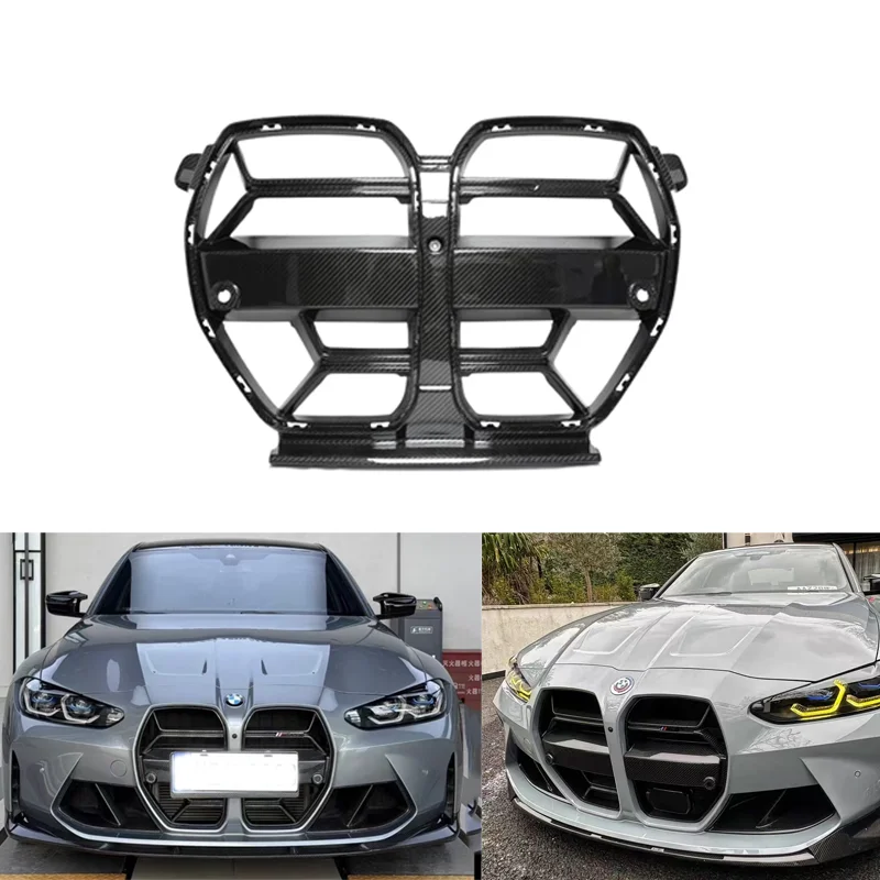 

CSL Style Dry Carbon Fiber Auto Parts Center Grille for MW G80 G82 G83 Without ACC Car Body Kit