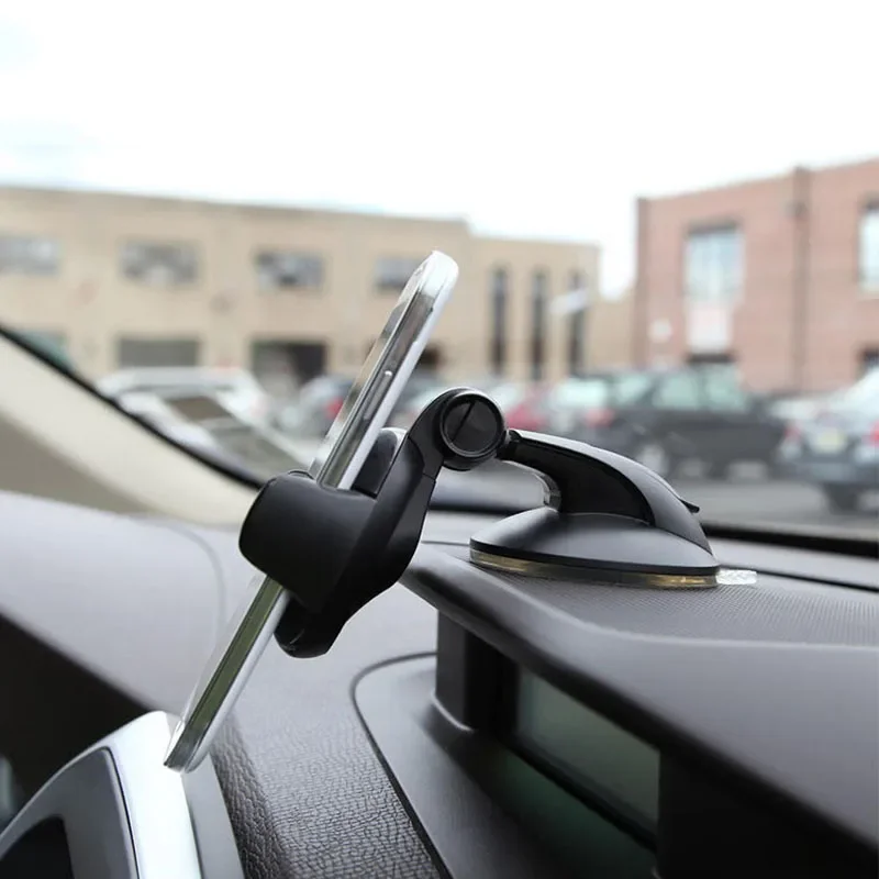 360 Degrees Rotation Auto Car Universal Phone Holder Dashboard Suction Mount Windscreen Stand Mobile Phone Bracket Car Holder