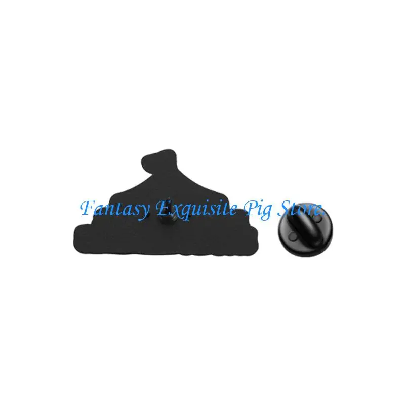 Cartoon Circus Tent Themed Alloy Brooch Fashion Item With Lightweight Feature For Easy Wearing And Joyful Gifting 