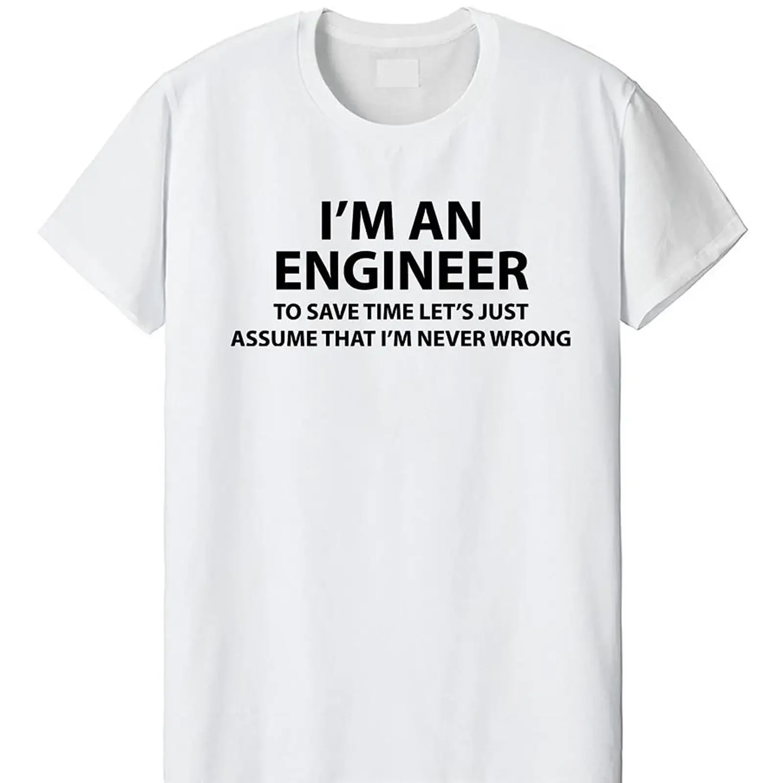 Fellow Friends I'm An Engineer Men's T Shirt vintage Washed designer clothes Comfortable fashion Soft Breathable