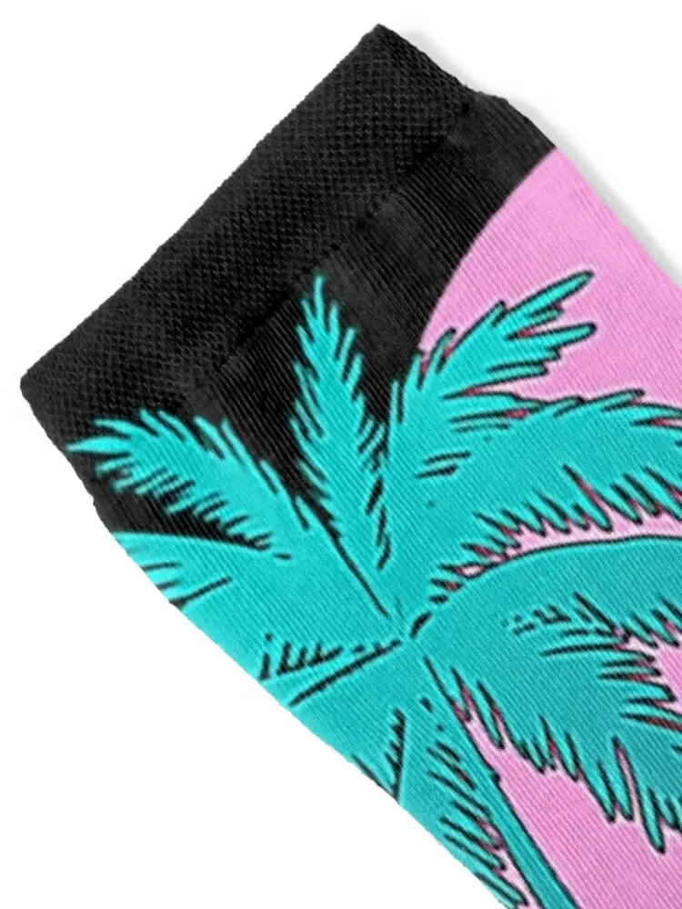 Miami Vice - Retro 80s Design Socks golf hiphop tennis men cotton high quality Socks For Man Women's