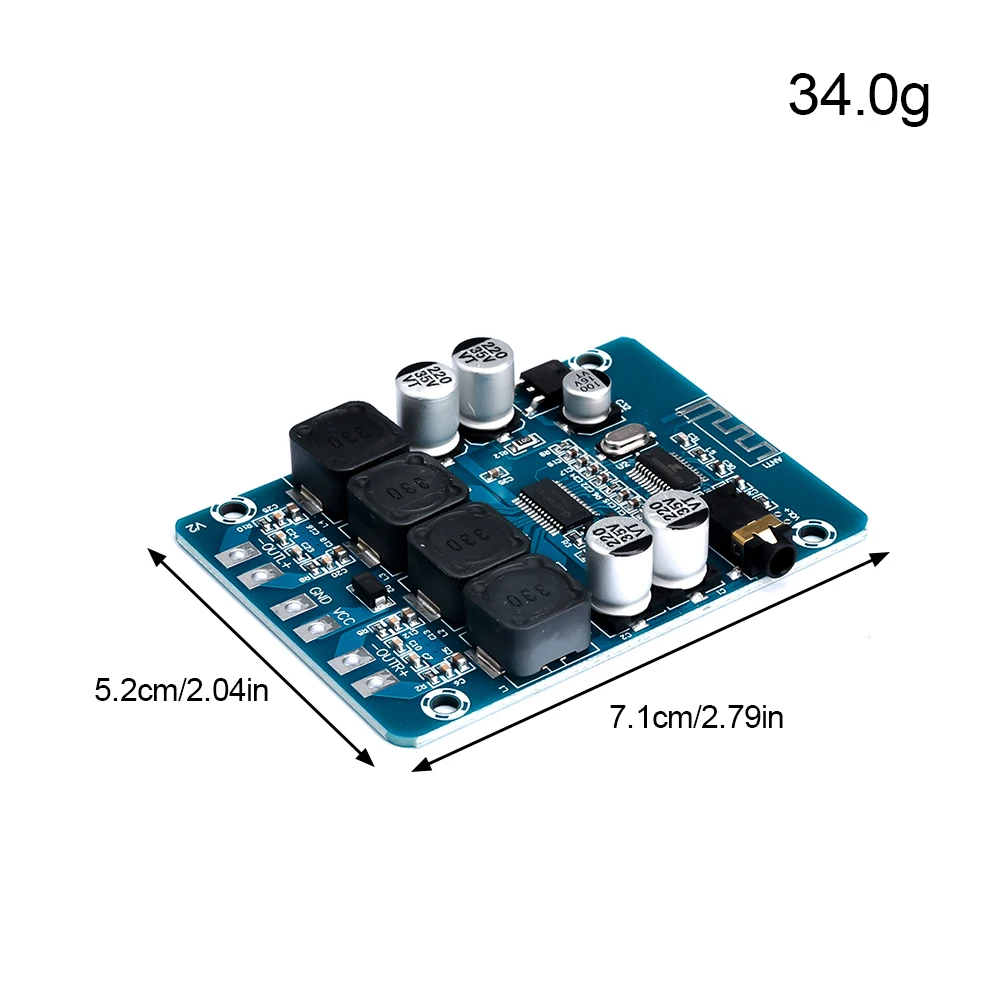 2x45W 12V 24V Stereo audio high quality XH-M314 TPA3118 Bluetooth Digital power Amplifier Board amplificador