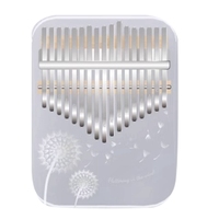 Kalimba 17 Key Professional Thumb Piano Acrylic Kalimba Thumb Piano Keyboard Musical Instrument