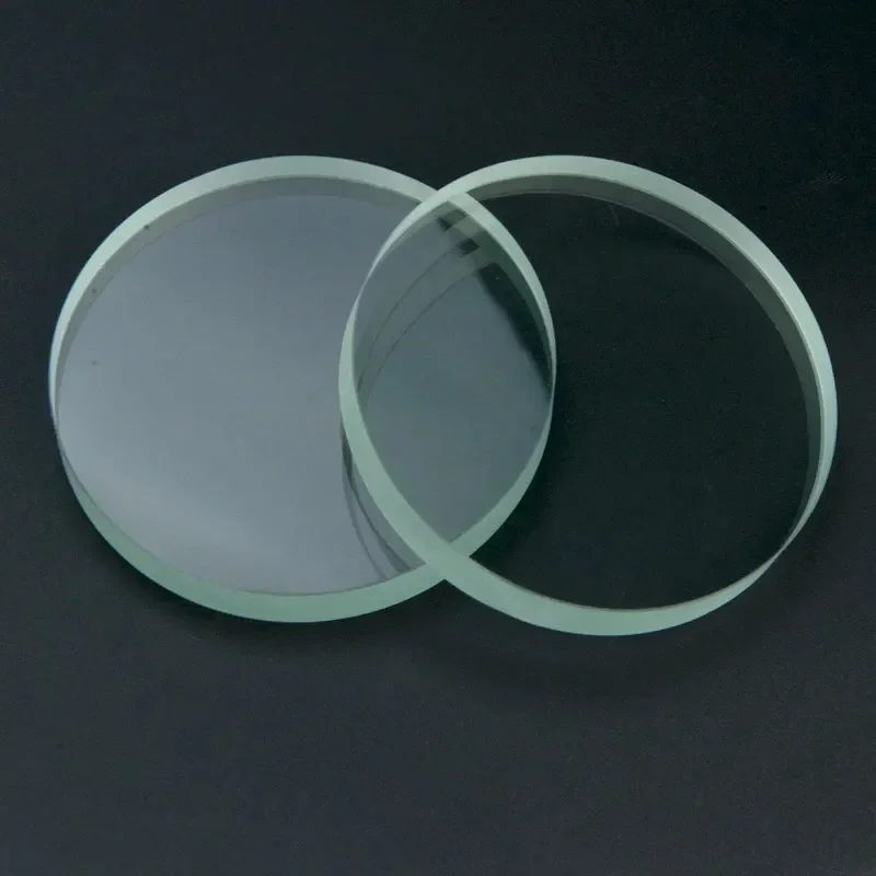 100mm Large Armoured Tempering Toughened Glass Plano Lens Tempered Glass Lenses 2PCS High Temperature Resistance Stalinite