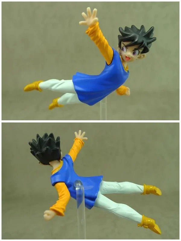 

BANDAI Dragon Ball экшн-фигурка HG Gacha17 Bomb del Videl Новая редкая модель игрушки