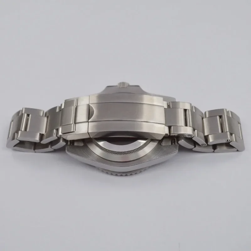 Reloj de hombre de 40mm, caja de acero inoxidable 316L, correa de reloj, pulsera, cristal de zafiro para nh35 nh36, movimiento de esfera Submariner Daytona