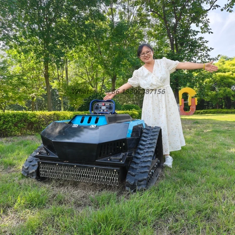 Robotic Smart Lawn Mower with Navigation Automatic Wireless Grass Trimmer Rc Lawn Mower