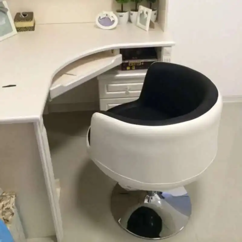 Beauty Stool Barber Chairs Makeup Swivel Nail Salon Speciality Barber Chairs Adjustable Hairdressing Sillas Furniture QF50BC