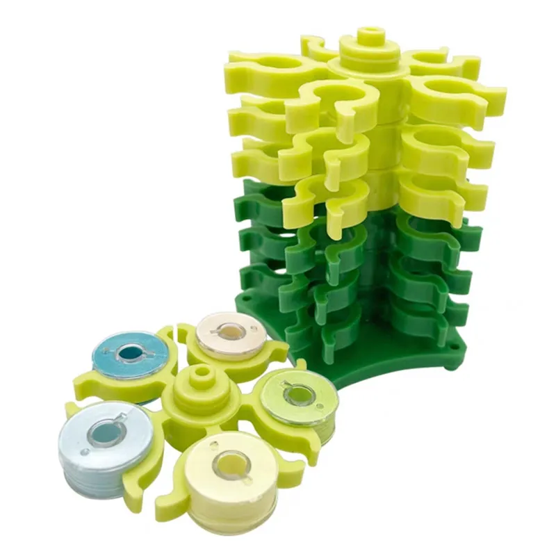 Sewing Bobbins Tower Storage Clips Stand for 30 Thread Spool Plastic Holder Clamps Organizer Sewing Machine DIY Embroidery Tool