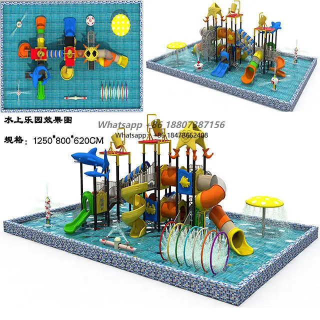 Water Amusement Park Equipment, for Entertainment.