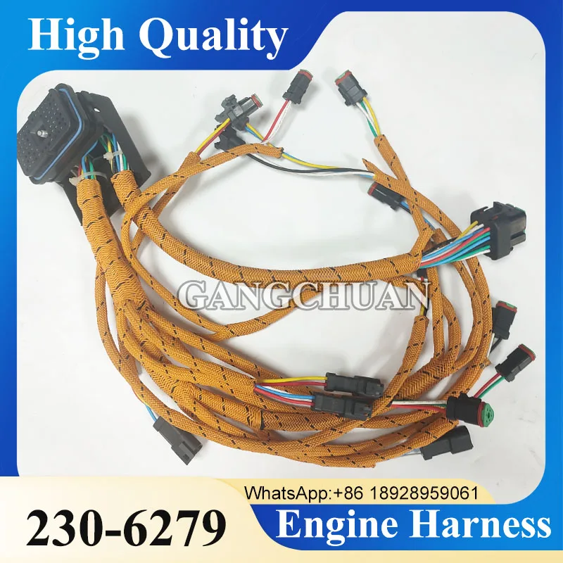 

C9 Engine 2306279 230-6279 2011283 Wire Harness caterpillar 330C Excavator Spare Parts