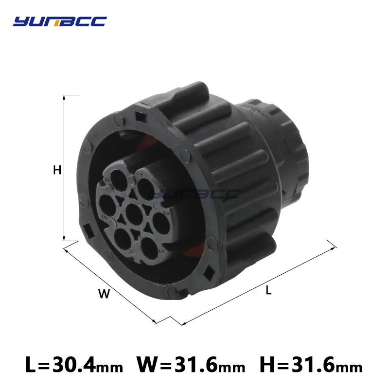 5 Sets 7 Pin Tyco Amp TE 1.5MM BU-STE KPL CIRCULAR DIN HOUSINGS Male Female Round Connector 968421-1 967650-1 1718230-1 1718230