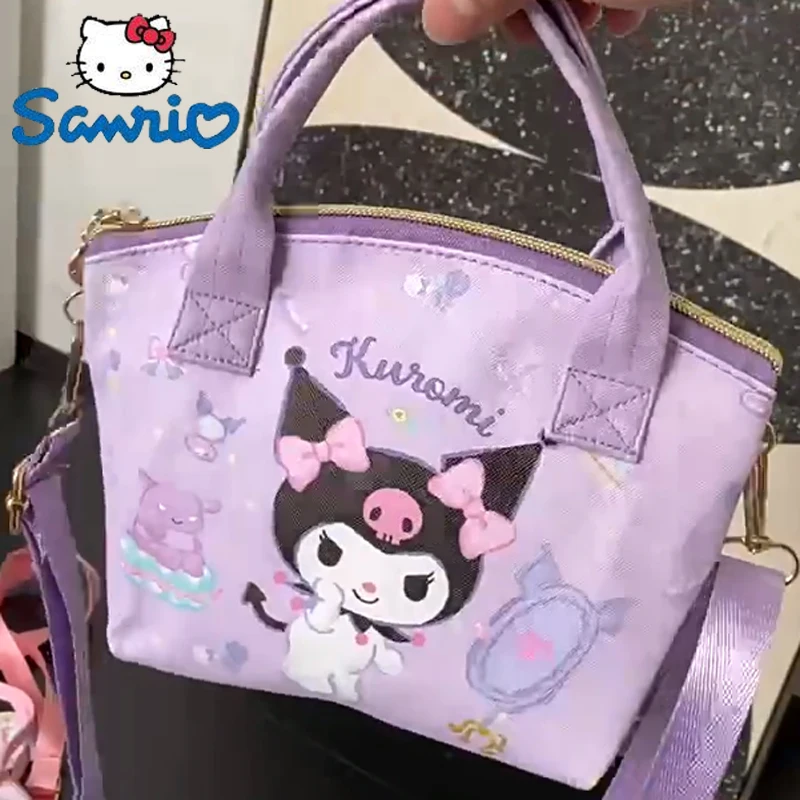 

Sanrio симпатичная мультяшная сумка через плечо для детей и взрослых Аниме Kouromi Kt Cat Melody Laurel Dog кожаный кошелек для монет сумка на одно плечо