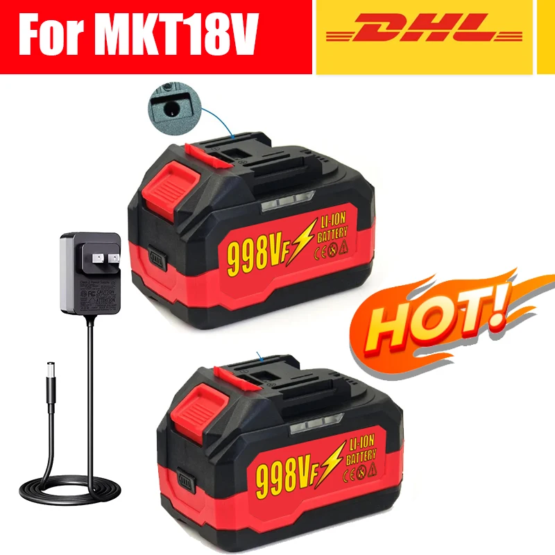 

21 В 988VF 9000 мАч литий-ионная аккумуляторная батарея большой емкости аккумуляторная дрель бесщеточный ключ для электроинструментов Makita 18 В/21 В