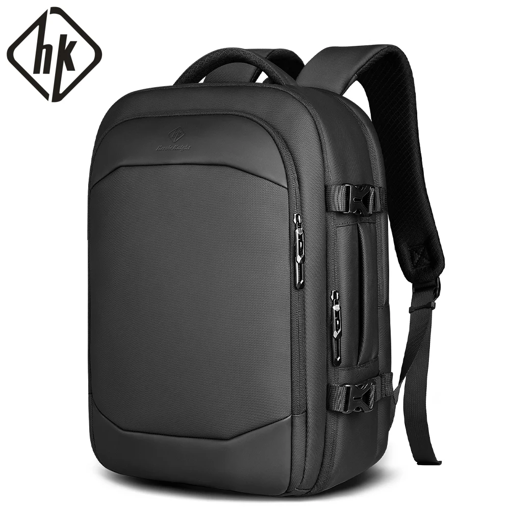 HK Multifunctional Travel Backpack Men Waterproof 17 Inch Laptop Backpack Business Weekender Bag Hiking Daypack Casual Men's Bag