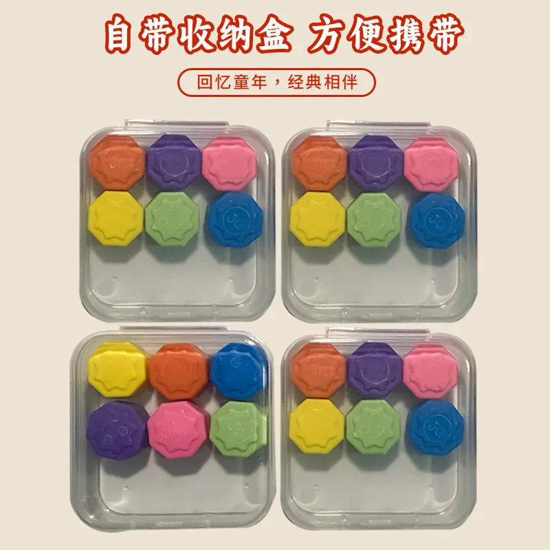 6-36 pezzi gioco tradizionale coreano gioco Gonggi Jack ciottoli di pietra set esercizio colorato divertente giocattolo antistress