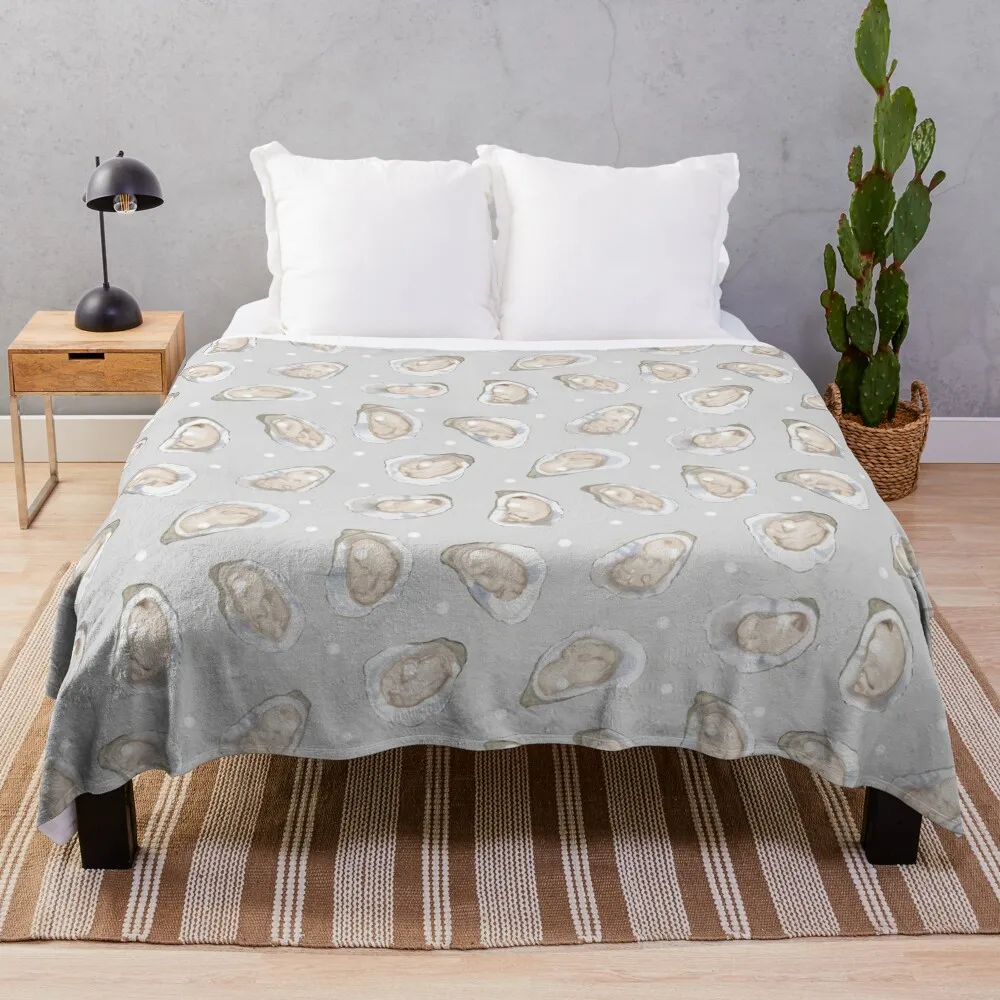 

Oysters and Pearls Throw Blanket Decorative Beds Decorative Throw Sofas Blankets