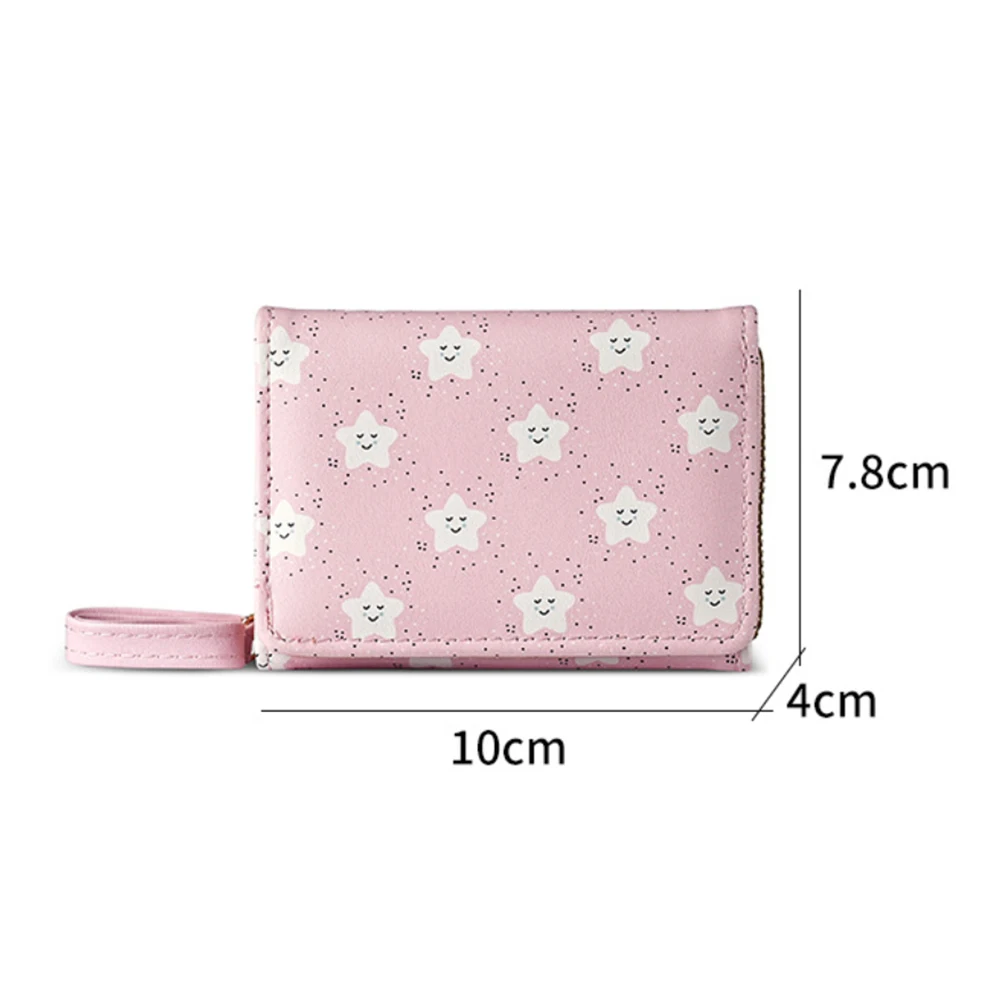 محفظة كرتونية ثلاثية الطي بدون حبل مع حزمة معرف متعددة البطاقات مضادة للمغناطيس