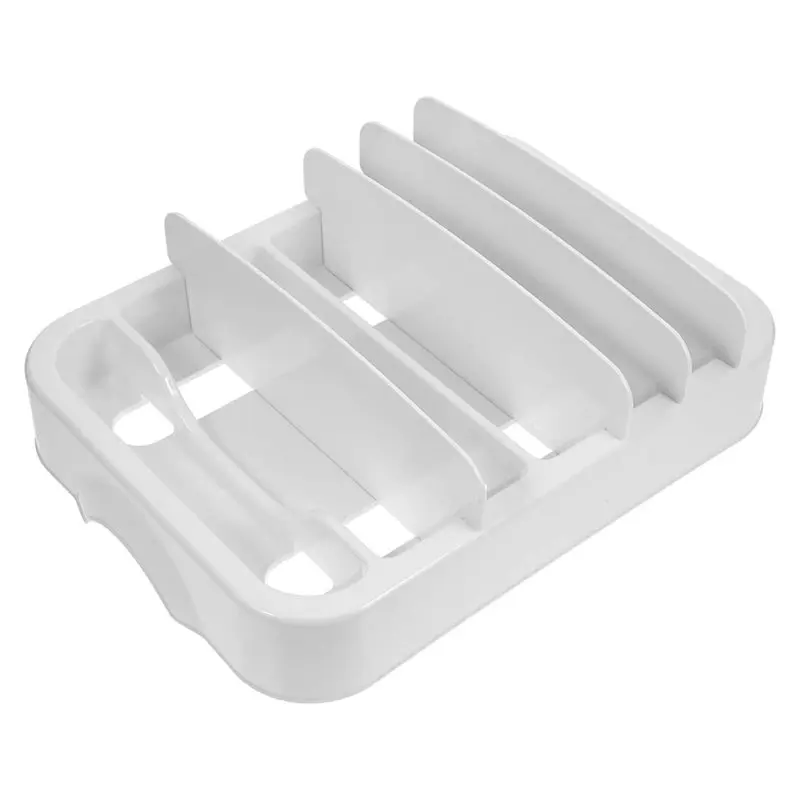 

Простой в использовании органайзер для кухонной столешницы, лоток, держатель разделочной доски со съемными отделениями, пятно для хранения посуды