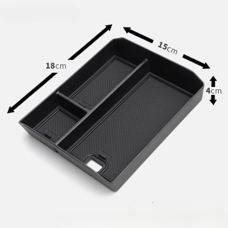 For Chery Jaecoo 6 J6 ICAR 03 24-25 ABS Black Car Center Console Lower Central Armrest Storage Box Storage Interior Accessories