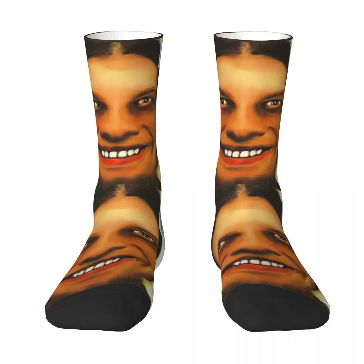 Men's Socks Fashion Aphex Twin Stockings Autumn Retro Breathable Socks Graphic Skateboard Anti Bacterial Socks