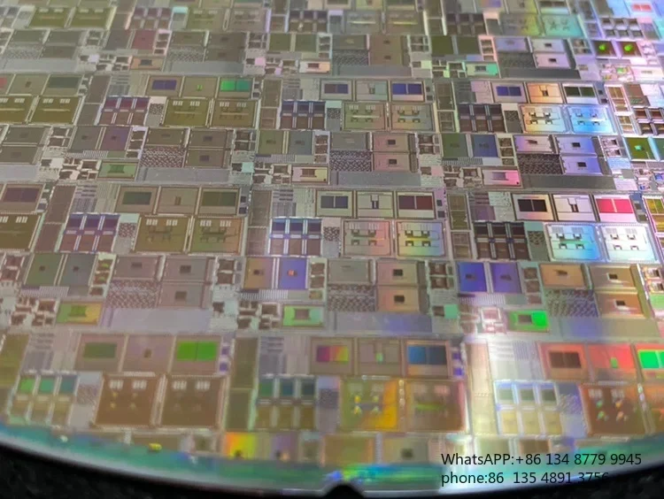 Wafer 8 inch lithography chip integrated circuit semiconductor silicon chip