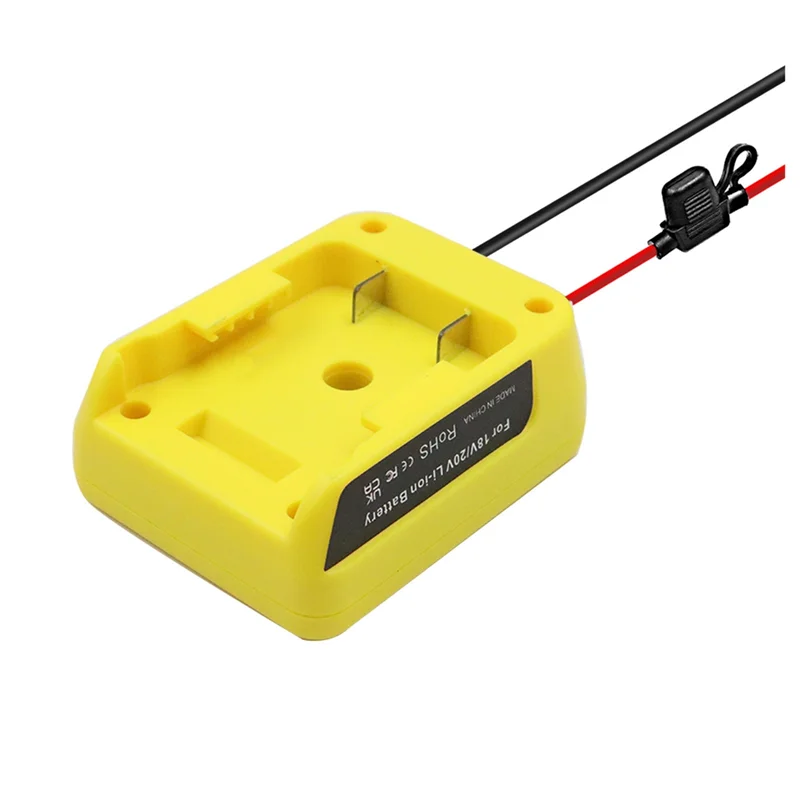 

Converter Adapter I/O Switch 30A Fuse For 18V 20V/60V DCB609 DCB208 Lithium Battery Power Supply DIY Connector-B61B