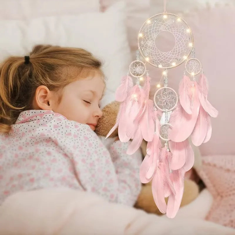 

Dream Catchers Boho Home Decor Macrame Dream Catchers Wall Hangings Moon Ramadan Dreamcatcher Kids Nursery Ornament