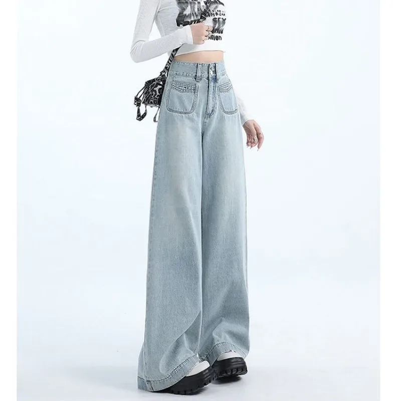 Otoño/Invierno para mujer, nueva moda, suéter de punto, cárdigan, chal y pantalones vaqueros sueltos, conjunto de dos piezas, pantalones vaqueros legant coreanos, conjunto a juego