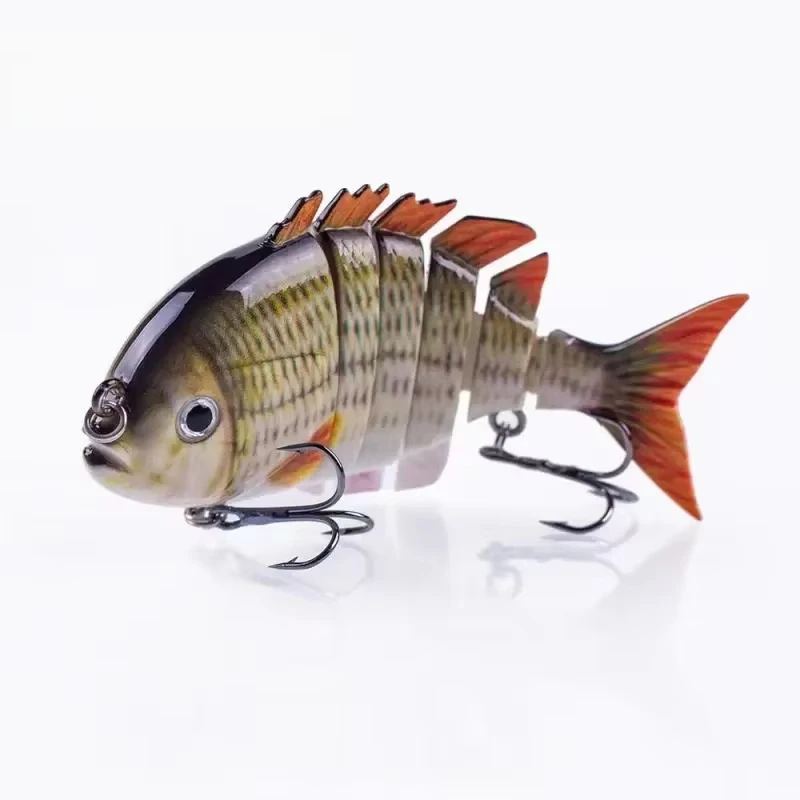 Micro Jointed Swimbait Miniature 3d Swimming Realistic Fish Bait Artificial Multi-Joint Movable Mini Bionic Bait