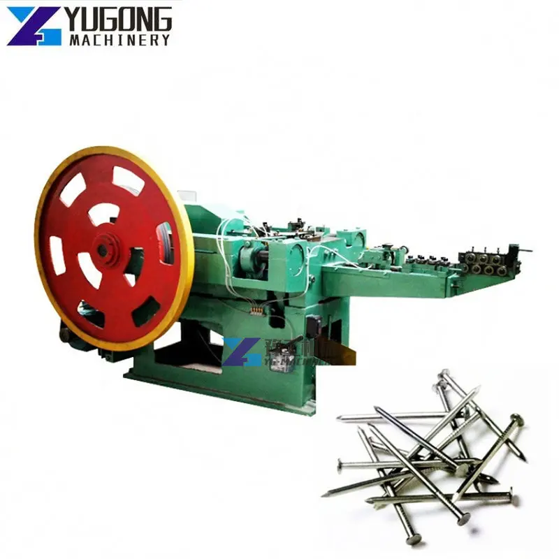 Automatic High Speed Iron Wire Nail Making Machine 1-6 Inch Wire Nail Making Machine Factory Price Nail Making Production Line