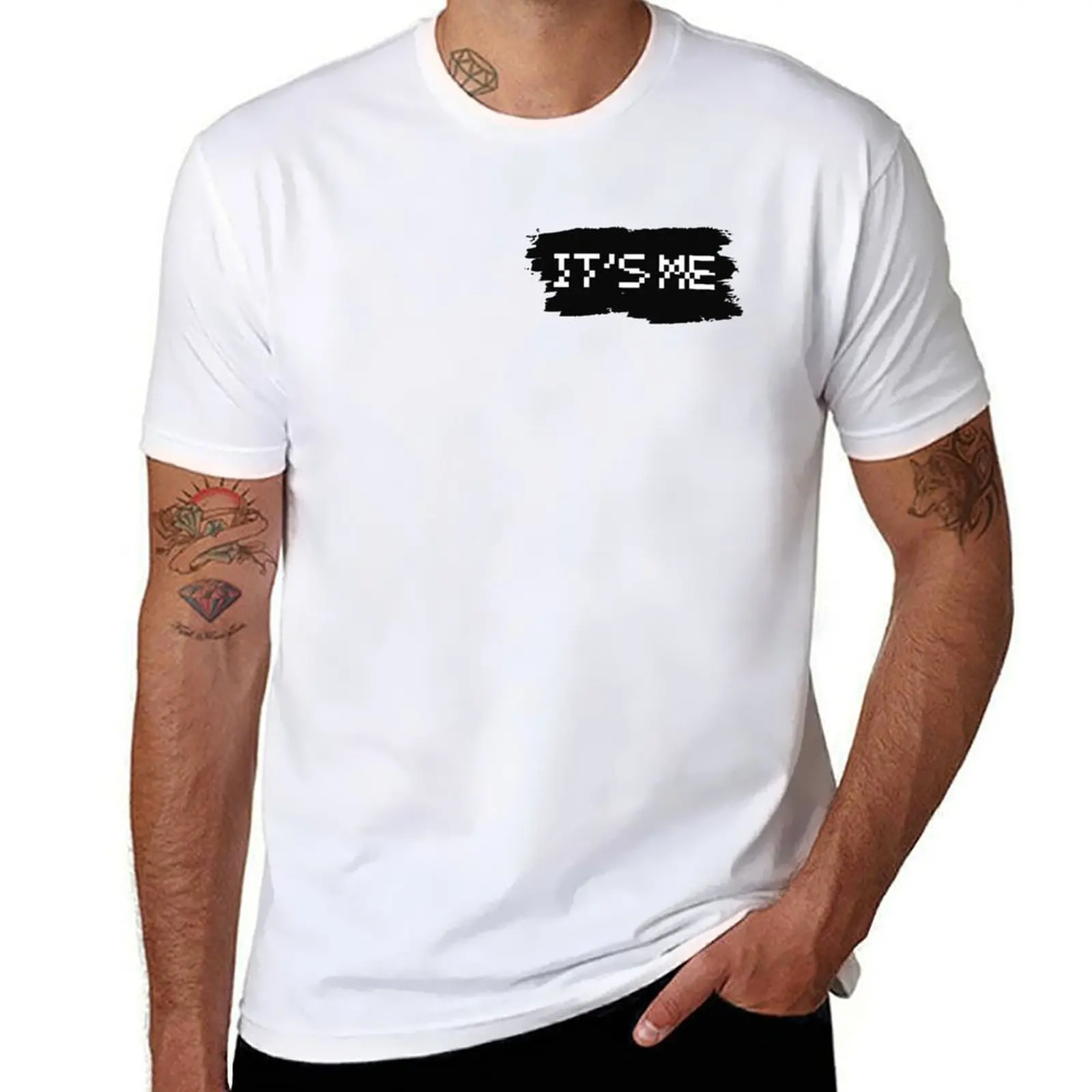 

IT'S ME T-Shirt Basic Daily Outfit Short Sleeve Tee